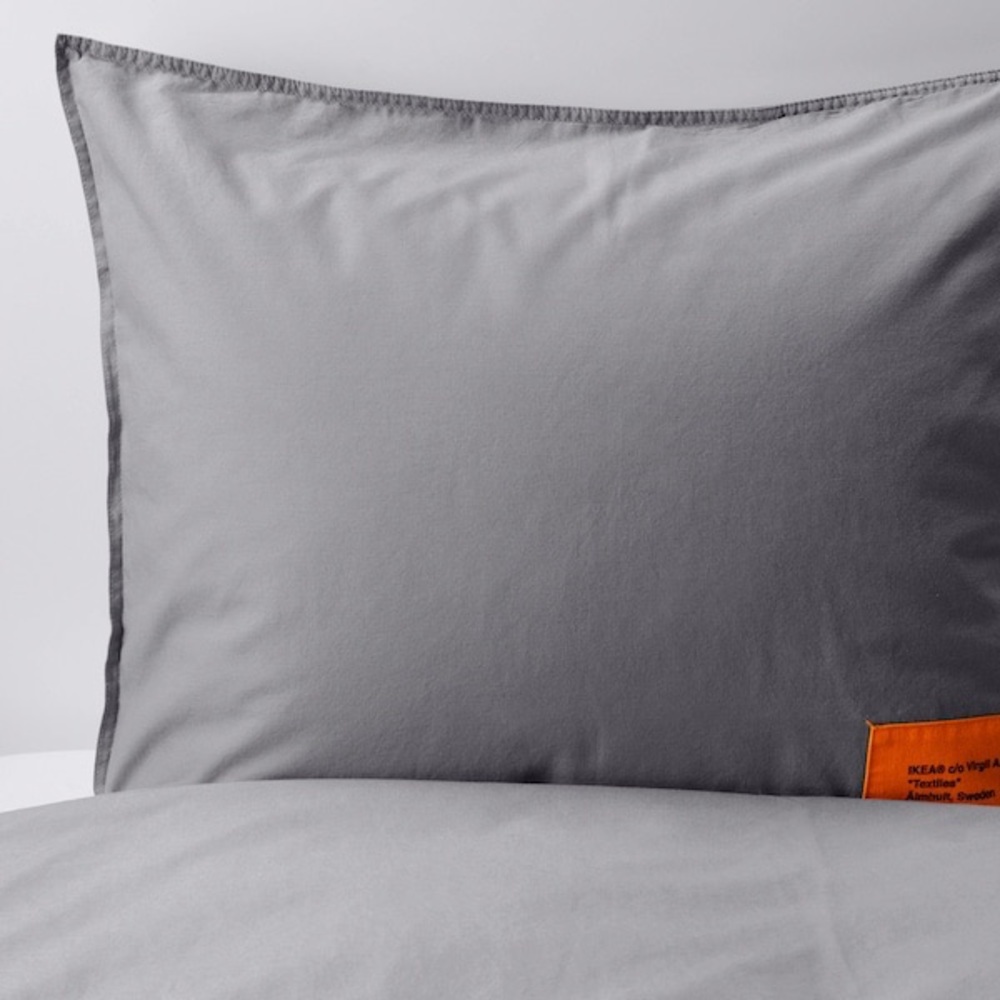 IKEA Virgil markerad duvet and pillow sham set